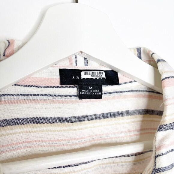 SANCTUARY Borrego Pink Striped Blouse - Picture 4 of 7